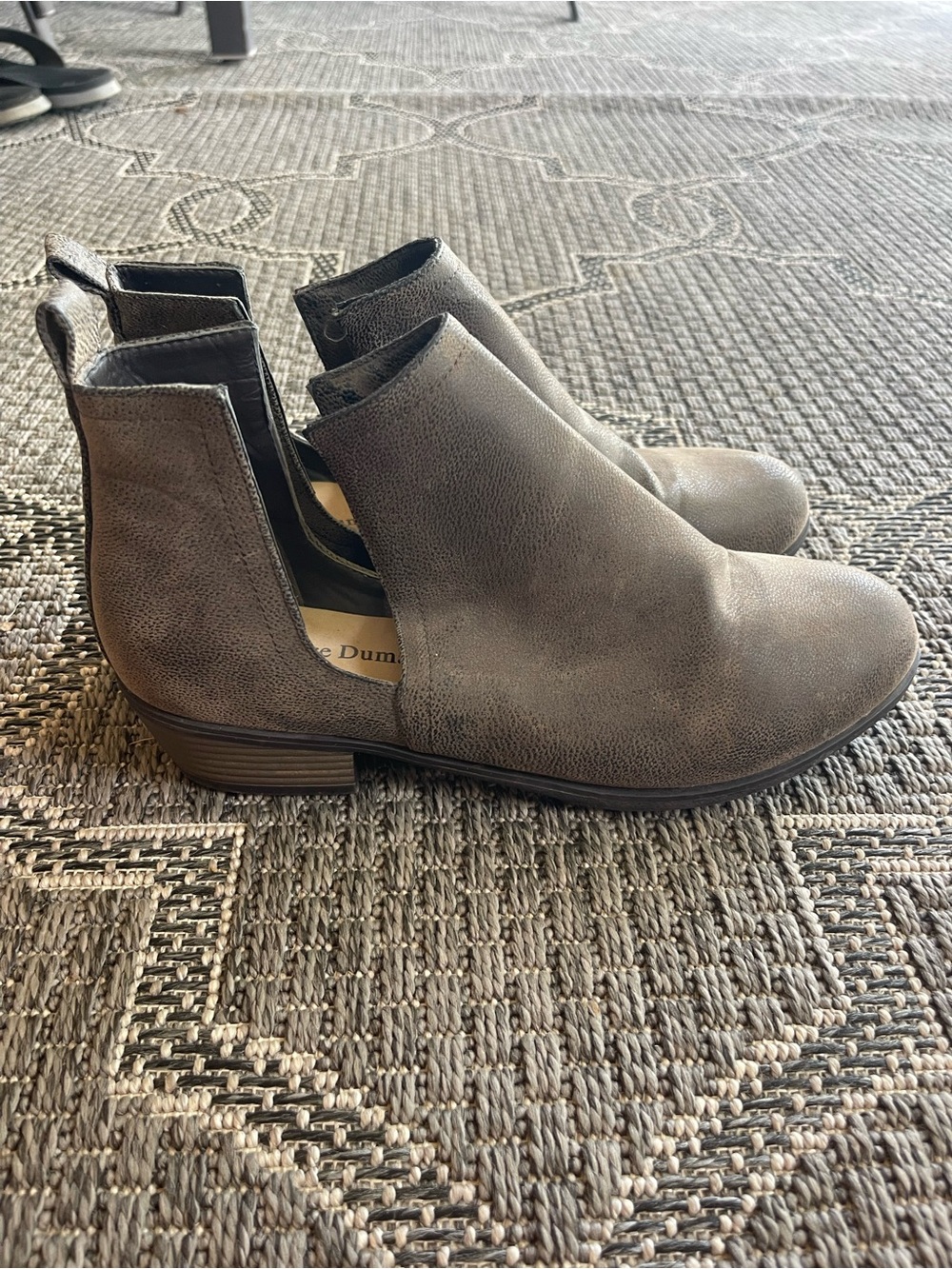Women’s Pierre Dumas Cutout Ankle Boots - Picture 4 of 6